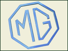großes dreiteiliges MG-EMBLEM
