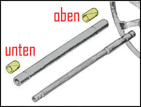 FILZBUCHSE oben, einstellbare Lenksäule