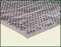 HITZESCHILD: Glasfaser mit Aluminiumfolie, 3mm. 80x100cm