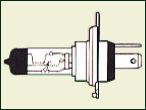 HALOGEN-BIRNE H4