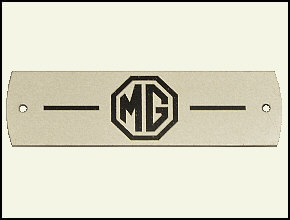 Schild MG für Ventildeckel