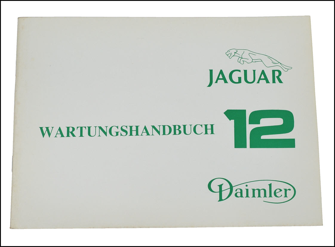 Wartungshandbuch Jaguar Daimler V12