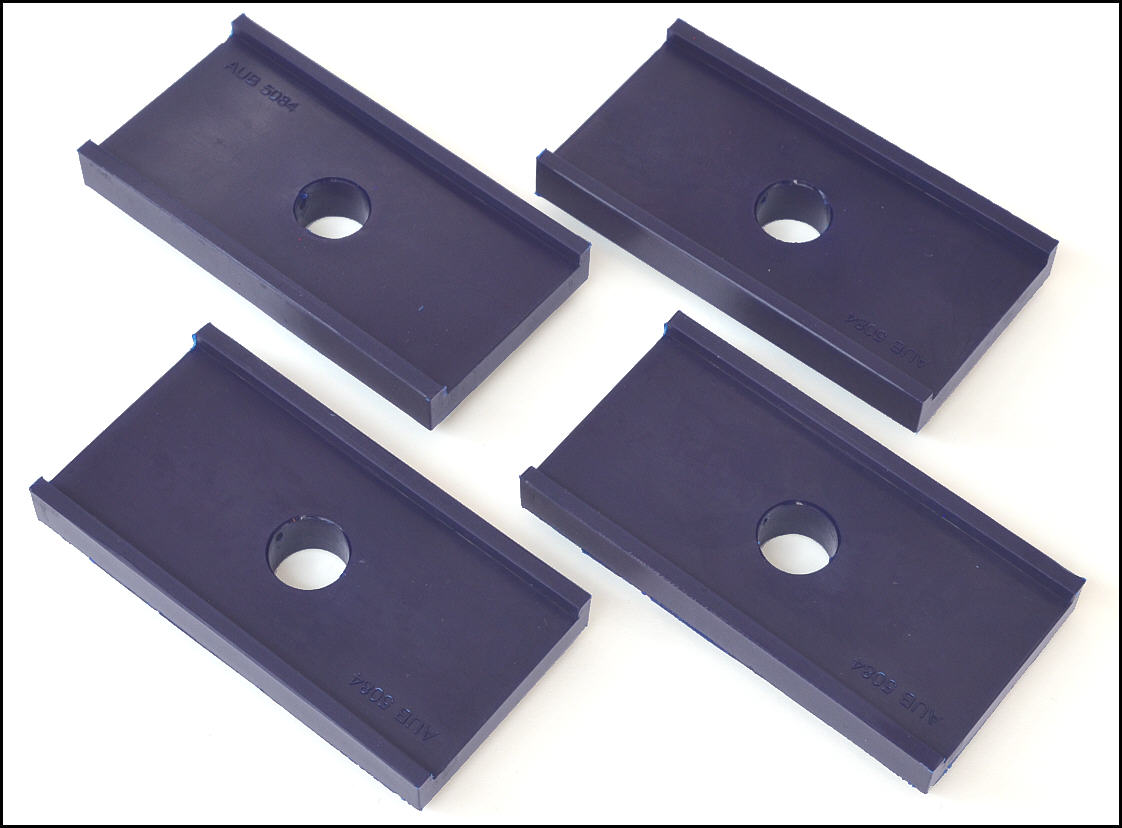 4 PU-PLATTEN für die BLATTFEDER