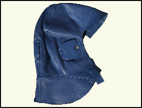 LEDERHAUBE "Classic" in blau