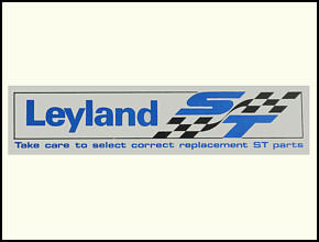 Aufkleber LEYLAND SPECIAL TUNING